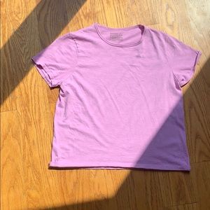 A purple Hanes t-shirt